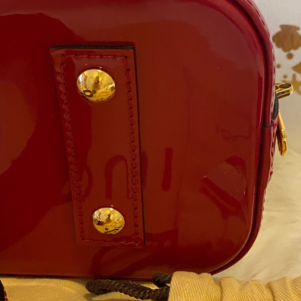 -SOMEWHAT RARE-💯% Authentic Vuitton Alma BB Rose Indien - Picture 7 of 17